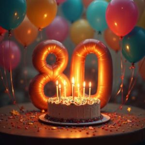 ברכות ליום הולדת 80