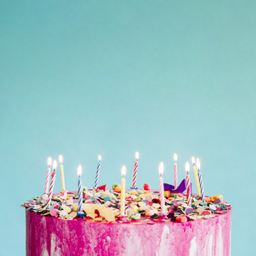עוגת יום הולדת,נרות יום הולדת