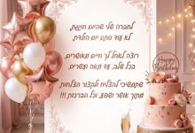 יום הולדת לחברה לגיל 20 עד 30