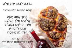 ברכה להפרשת חלה, סדר הפרשת חלה עם תפילה להפרשת חלה ברכה וסגולות לאישה בבית בעת רצון של הפרשת חלה, חלות, חלה