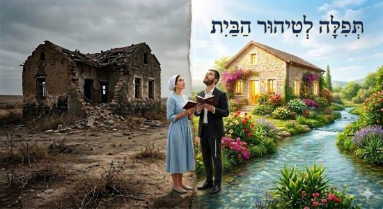 תפילה לטיהור הבית