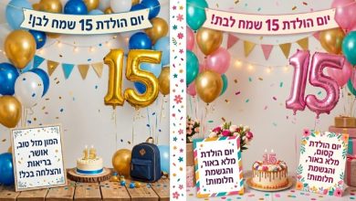 ברכות ליום הולדת 15
