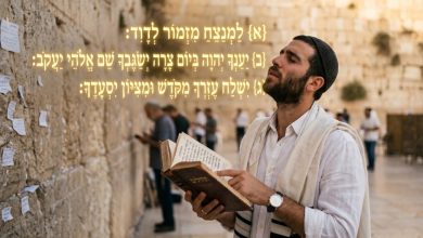 פרק כ תהילים יענך ה' ביום צרה